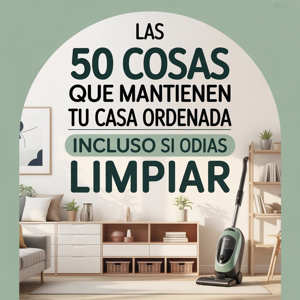 Las 50 cosas que mantienen tu casa ordenada incluso si odias limpiar